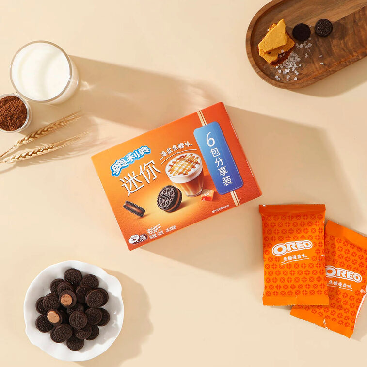 OREO CARAMEL FLAVOR MINI COOKIES